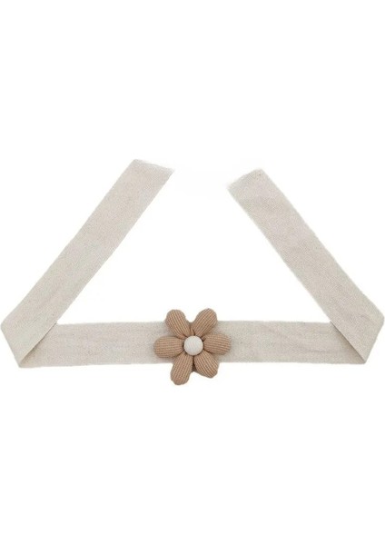 Boho Tarzı Çiçek Tasarımlı Polyester Perde Bağcığı Tutucu( Çiçek : 8 x 8 cm )
