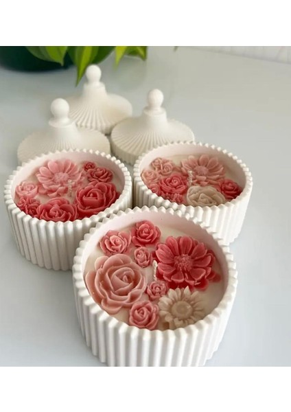 Dekoratif Kapaklı Kasesinde Doğal Soya Bu Mum, Doğal Içerik fiyatları