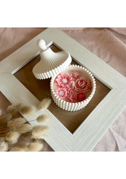 Dekoratif Kapaklı Kasesinde Doğal Soya Bu Mum, Doğal Içerik fırsatları