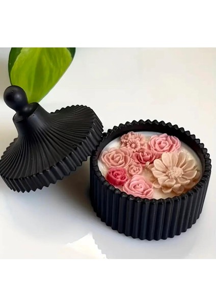 Dekoratif Kapaklı Kasesinde Doğal Soya Bu Mum, Doğal Içerik indirimleri