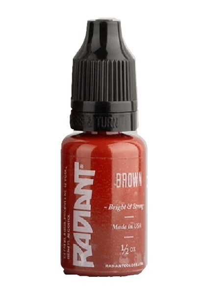 Brown - Radiant Tattoo Dövme Boyası - 0,5OZ - 15 ml