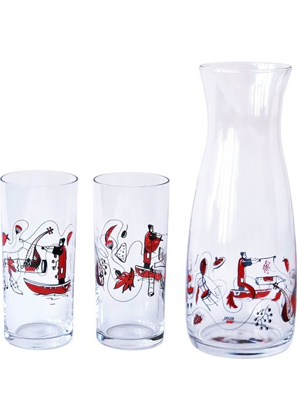 Erkenci Çilingir Sofrası Takımı 3'lü Set