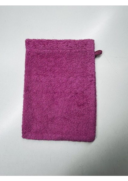 16x21 cm Pembe Havlu Banyo Kesesi Pamuklu