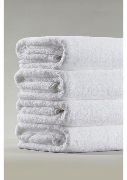 4 Adet 50x90 Cm Beyaz Otel Havlusu 230 Gram El-Yüz-Baş Havlusu fiyatları