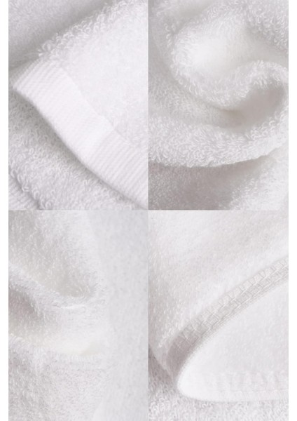 4 Adet 50x90 Cm Beyaz Otel Havlusu 230 Gram El-Yüz-Baş Havlusu fırsatları