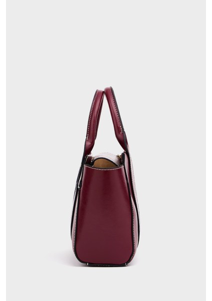 Bordo Kadın Mini Tote El ve Omuz Çantası indirimleri