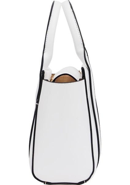 Beyaz Kadın Mini Tote El ve Omuz Çantası indirimleri