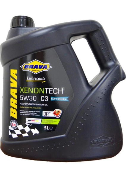 Motor Yağı 5W30 5lt Partiküllü – Synteq 5W30DPF-BRAVA/5 - UNIVERSAL UYUMLU