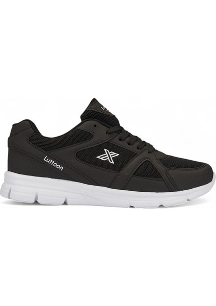 Büyük Numara 45-48 Siyah Beyaz Anoraklı Comfort Sneaker