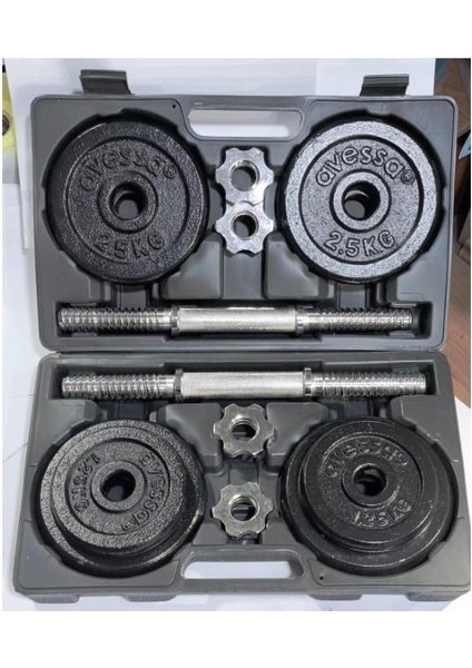 20 kg Plaka Çanta Set Siyah MB-11726