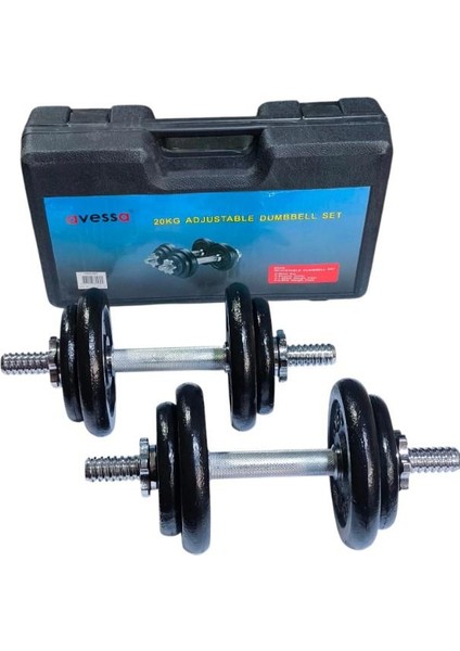 20 kg Plaka Çanta Set Siyah MB-11726