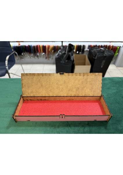 Ahşap Tesbih Kutusu Pembe Renkli