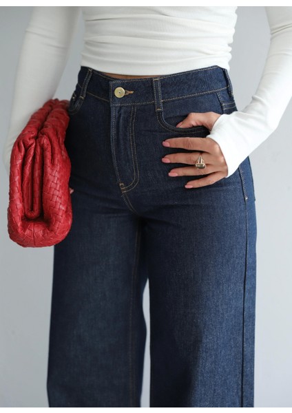 Denim Straight Jean Pantolon modelleri
