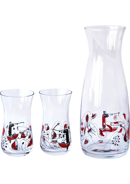 Erkenci Ince Belli Çilingir Sofrası Takımı 3'lü Set