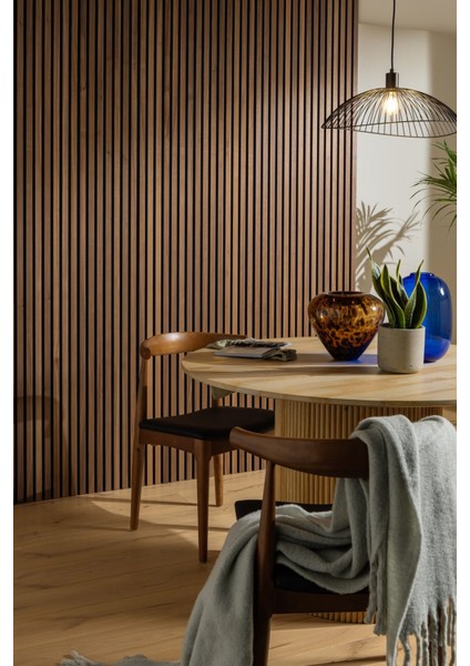 Mdf Ahşap Akustik Duvar Paneli - 100 x 275 cm - Barok