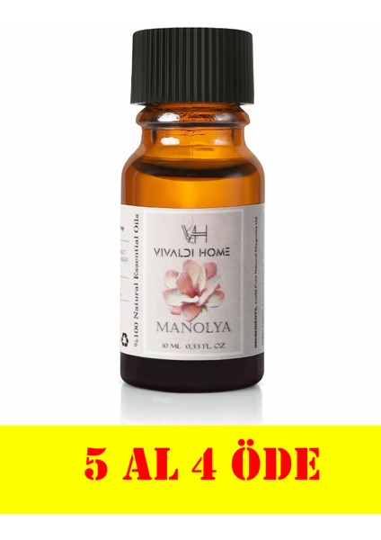 Manolya Çiçeği Aromaterapi Uçucu Yağ Esansiyel Buhurdanlık Yağı 10ML