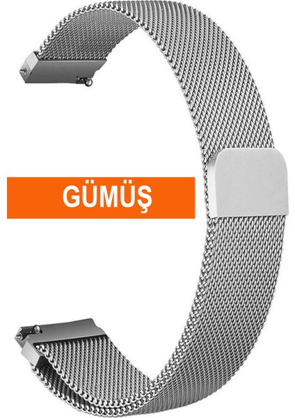 Huawei Watch Gt Gt2 Gt3 Gt4 Gt5-Xiaomi Redmi Watch 5 Active-Lite Uyumlu 22MM Mıknatıslı Hasır Kordon MIKHSR22