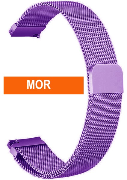 Huawei Watch Gt Gt2 Gt3 Gt4 Gt5-Xiaomi Redmi Watch 5 Active-Lite Uyumlu 22MM Mıknatıslı Hasır Kordon MIKHSR22