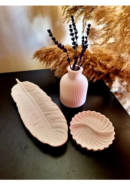 3'lü Beyaz Organizer Set
