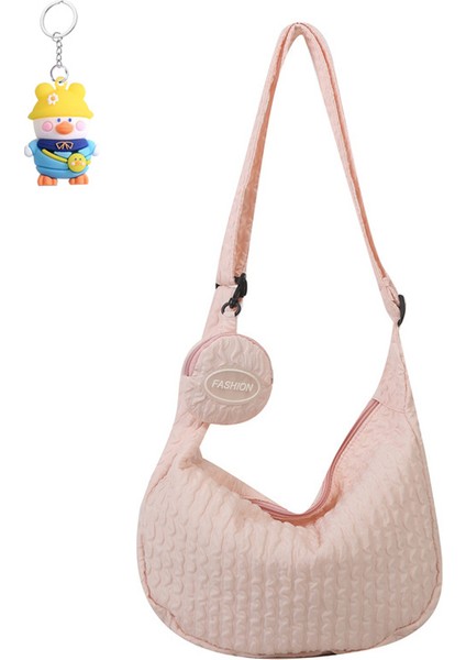Genç Kız Omuz Çantası Moda Kadın Tuval Basit Crossbody Çanta (Yurt Dışından)