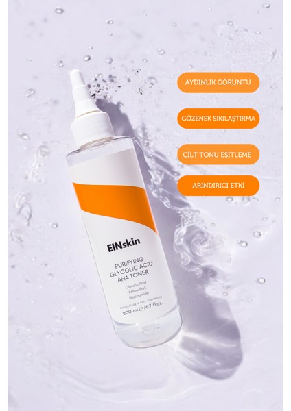 Glikolik Asit Aha Arındırıcı Tonik +Leke Giderici Arbutin Serum - Cilt Bakım Seti