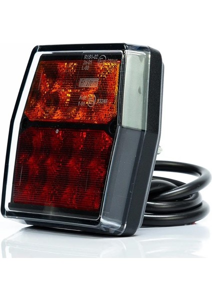 12V-24V STOP LAMBASI KARE (LEDLİ) (PARK-FREN-SİNYAL-PLAKA) (100*93 MM) E9 fırsatları