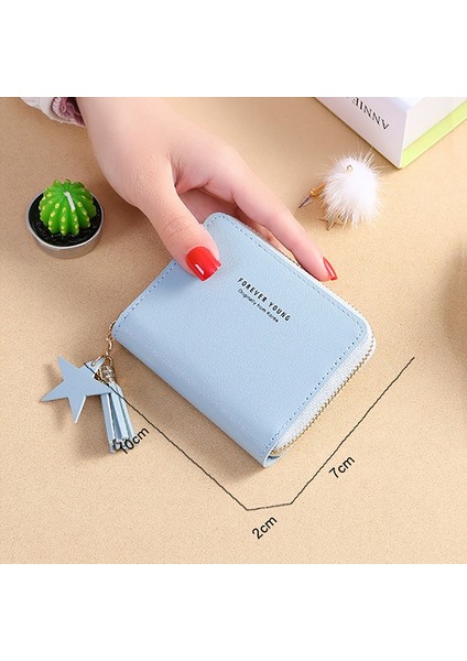 Geestock Basit Kadın Püskül Cüzdan Kısa Fermuar Küçük Cüzdan Bozuk Para Cüzdanı Mini Kadın Debriyaj Kredi Kartı Tutucu Kadın Kızlar Için (Yurt Dışından) indirimleri