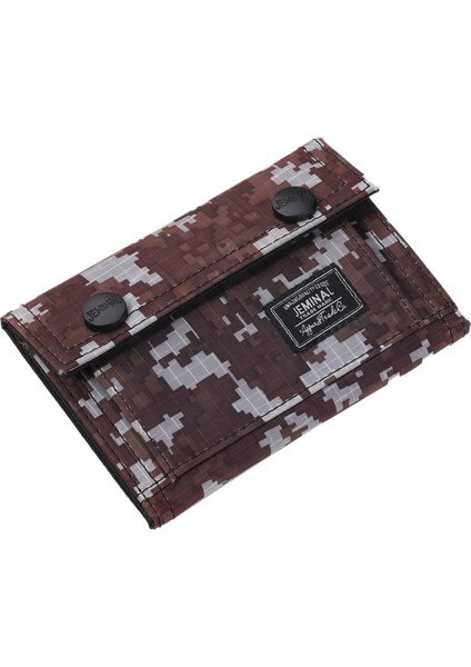 Erkek Cüzdan, Kamuflaj Desenli Cüzdan Erkek Kısa Değiştirme Çantası, Haki/kahve/mavi/yeşil/siyah (Yurt Dışından) fırsatları