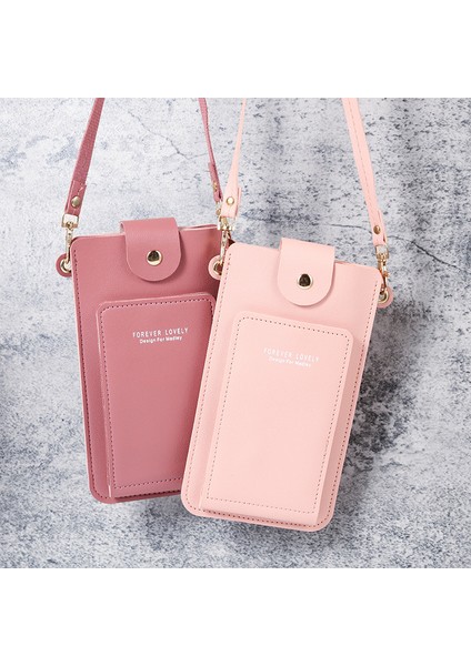 Cüzdan Kadın Dokunmatik Ekran Omuzdan Askili Çanta Büyük Kapasiteli Cep Telefonu El Çantası Bayan Çanta Kart Tutucu Crossbody Çanta (Yurt Dışından) fiyatları