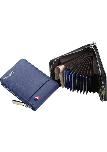 Erkek Cüzdan Küçük Çok Fonksiyonlu El Kartvizitlik Fermuar (Yurt Dışından)