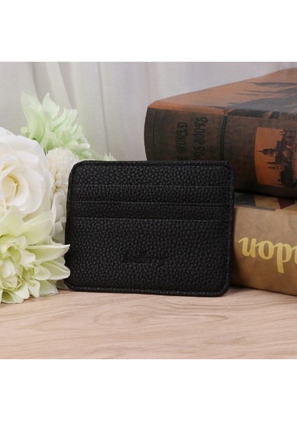 Erkek Iş Cebi Ince Ince Kimlik Kredi Kartı Para Tutucu Cüzdan (Yurt Dışından) indirimleri