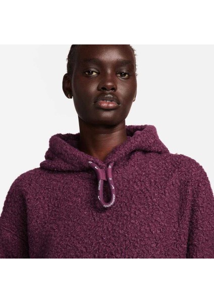 Nsw Collection Sherpa Hoodie Oversize Kadın Sweatshirt ... !!!!!( Geniş Kalıp)!!!! FB8783 fırsatları
