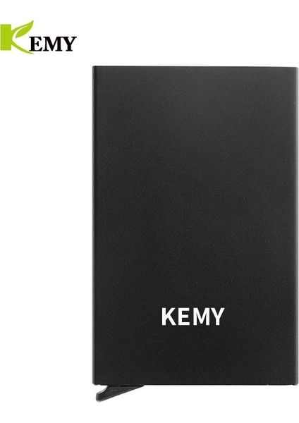 Kemy En Kaliteli Rfid Cüzdan Erkek Para Çantası Mini Çanta Erkek Alüminyum Kart Cüzdan Küçük Debriyaj Deri Cüzdan Ince Çanta Carteras (Yurt Dışından) modelleri