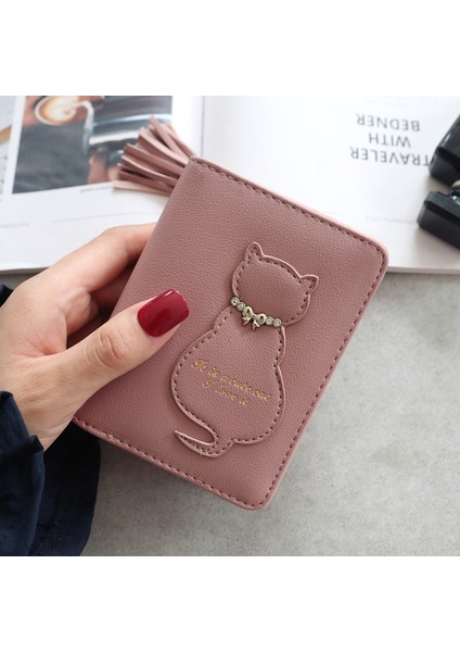 Kadın Cüzdan Çanta Püskül Kısa Kedi Fermuar Bozuk Para Cüzdanı Küçük Tutucu Kart Çanta Cüzdan Çanta Carteira Portefeuille Femme (Yurt Dışından) fiyatları