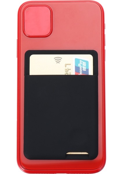 Evrensel Cüzdan Kılıf Telefon Kımlık Kredi Kartı Tutucu Üzerinde Sopa Silikon Kendinden Yapışkanlı Cep Telefonu Arka Cep Etiket Kart Kollu Çanta (Yurt Dışından) indirimleri
