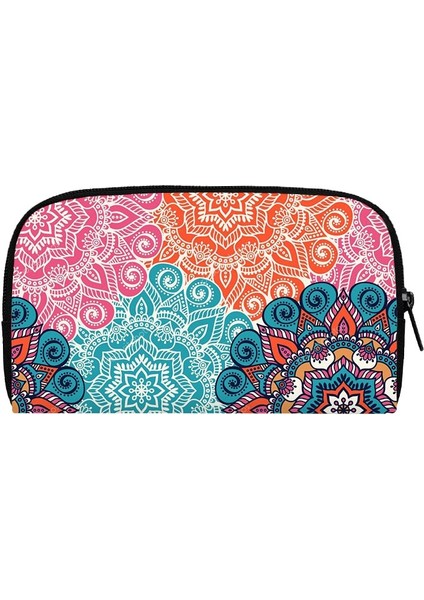 3D Mandala Çiçek Baskılı Cüzdan Kadın Çiçek Baskı Sikke Durumda Kımlık Kartı Çantası Çok Renkli Desen Para Çantaları Hediye (Yurt Dışından) fırsatları