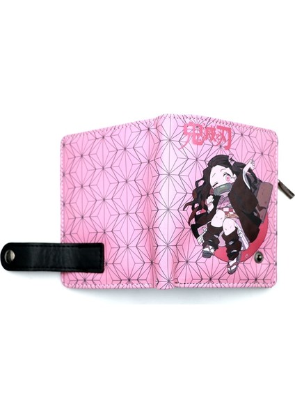 Anime Demon Slayer Yumuşak Düğme Cüzdan Kamado Nezuko Fermuar Para Kartı Çanta (Yurt Dışından) modelleri