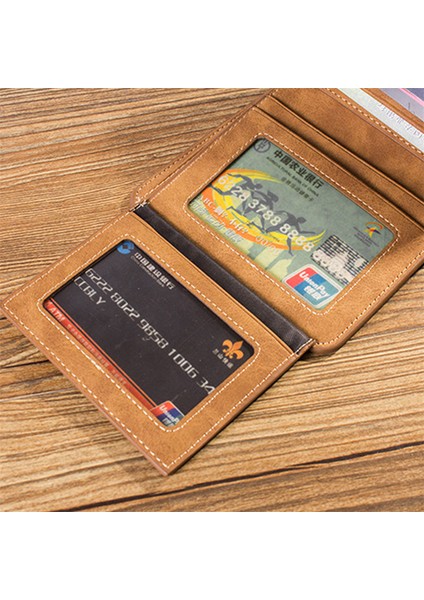Erkek Cüzdan Deri Cüzdan Ince Hipster Sığır Derisi Kredi Kartı/kimlik Sahipleri Çantalar (Yurt Dışından) modelleri