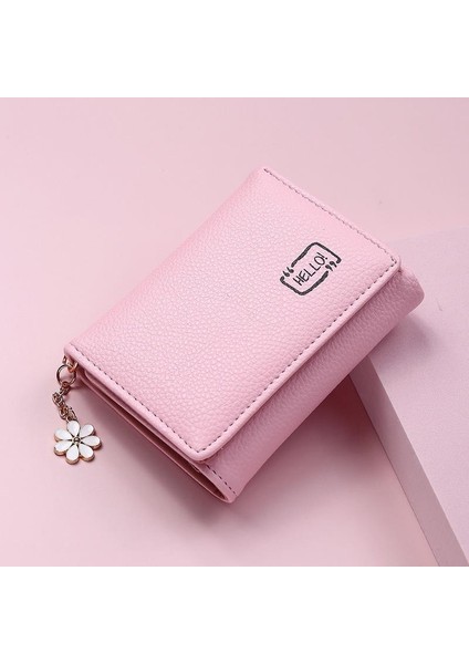 2022 Yeni Moda Kadın Cüzdan Kısa Bayanlar Küçük Kart Tutucu Baskı Kızlar Püskül Iki Kat Kadın Bozuk Para Çantaları (Yurt Dışından) modelleri