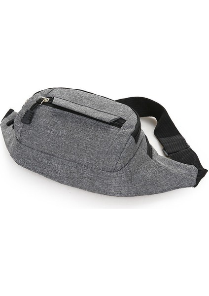 Bel Çantası Erkek Kadın Göğüs Çantası Su Geçirmez Spor Çantası Crossbody Çok Amaçlı Paket Kore Tarzı Bel Çantası Iş Ödeme Cüzdanı (Yurt Dışından)