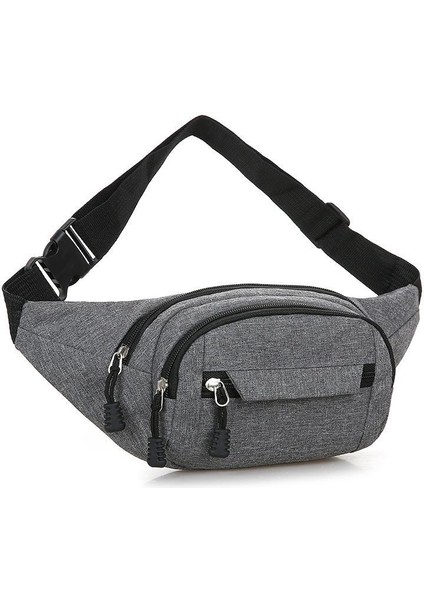 Bel Çantası Erkek Kadın Göğüs Çantası Su Geçirmez Spor Çantası Crossbody Çok Amaçlı Paket Kore Tarzı Bel Çantası Iş Ödeme Cüzdanı (Yurt Dışından) indirimleri