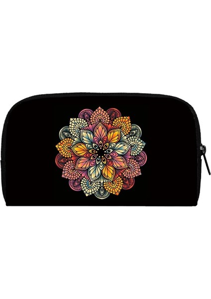 3D Mandala Çiçek Baskılı Cüzdan Kadın Alışveriş Taşınabilir Para Kutusu Çok Renkli Desen Moda Kımlık Kredi Kartı Çantası Hediye (Yurt Dışından) indirimleri