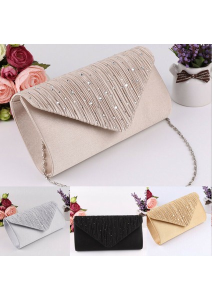 Kadın Glitter Cüzdan El Çantası Bayanlar Püskül Akşam Düğün Çanta Parti Balo Bozuk Para Cüzdanı Zinciri (Yurt Dışından) fiyatları