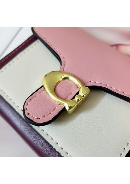 Geestock Kadın Mını Cüzdanlar Pu Kart Tutucu Basit Moda Küçük Katlanır Cüzdan Kart Çanta Çile Mini Debriyaj (Yurt Dışından) modelleri