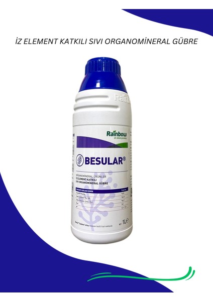 Besular 1 LT- Iz Element Katkılı Organomineral Gübre