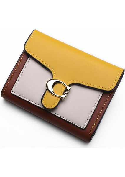 Kadın Moda Lüks Cüzdan Yeni Basit Para Para Çantası Bayan Kımlık Kredi Kartı Tutucu (Yurt Dışından)