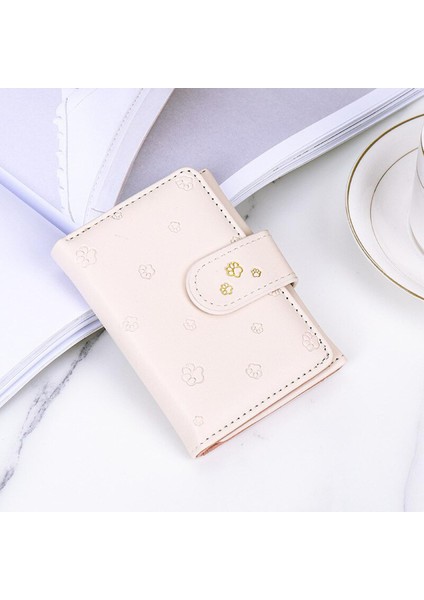 Kadın Cüzdan Kısa Üç Katlı Çok Fonksiyonlu Çoklu Kart Yuvası Yeni Karikatür Bozuk Para Cüzdanının Kore Versiyonu (Yurt Dışından)