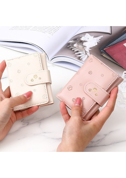 Kadın Cüzdan Kısa Üç Katlı Çok Fonksiyonlu Çoklu Kart Yuvası Yeni Karikatür Bozuk Para Cüzdanının Kore Versiyonu (Yurt Dışından) fiyatları