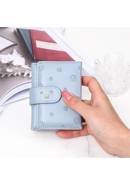 Kadın Cüzdan Kısa Üç Katlı Çok Fonksiyonlu Çoklu Kart Yuvası Yeni Karikatür Bozuk Para Cüzdanının Kore Versiyonu (Yurt Dışından) fırsatları