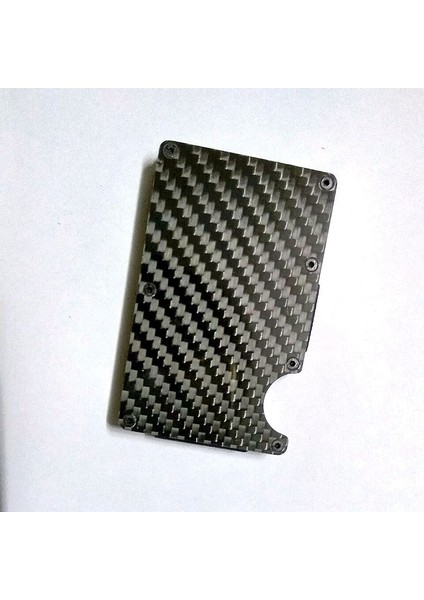 Karbon Fiber Rfıd Mini Ince Cüzdan Nakit Klip Metal Alüminyum Ticari Kredi Kartı Kimlik Tutucu Anti-Şef Kılıf Koruyucu (Yurt Dışından) modelleri